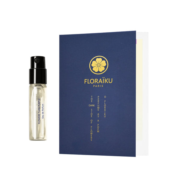 floraiku.com | FLOWERS TURN PURPLE - Echantillon 1.5mL - Eau de 