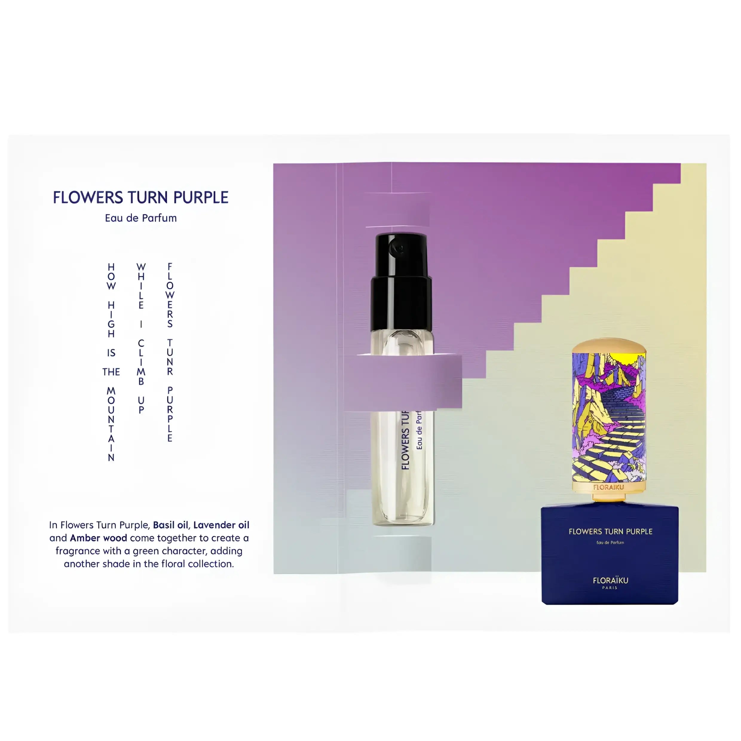 Floraïku Paris | FLOWERS TURN PURPLE - Sample (100% off)